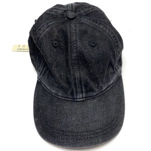 Madewell faded black denim baseball cap